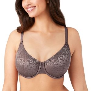 Wacoal Back Appeal Underwire Bra in Cocoa with Gold Dot Embellishment Size 44C